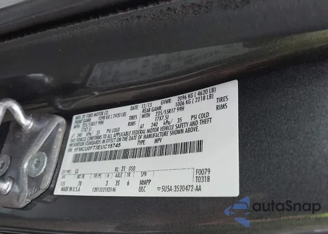 2014 Ford Escape S from USA, damaged, VIN 1FMCU0F73EUC15745